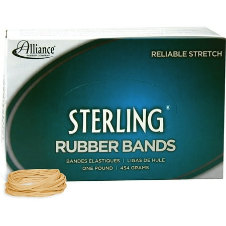 Alliance Rubber, ALL24145, Sterling Rubber Band, Natural Crepe