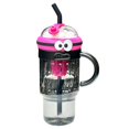 thumbnail image 1 of Straw Cup with Handle Large Capacity Outdoor Water Bottle for Campers Beverage Holder Multipurpose Drinkware Juice Mug Yellow, 1 of 4