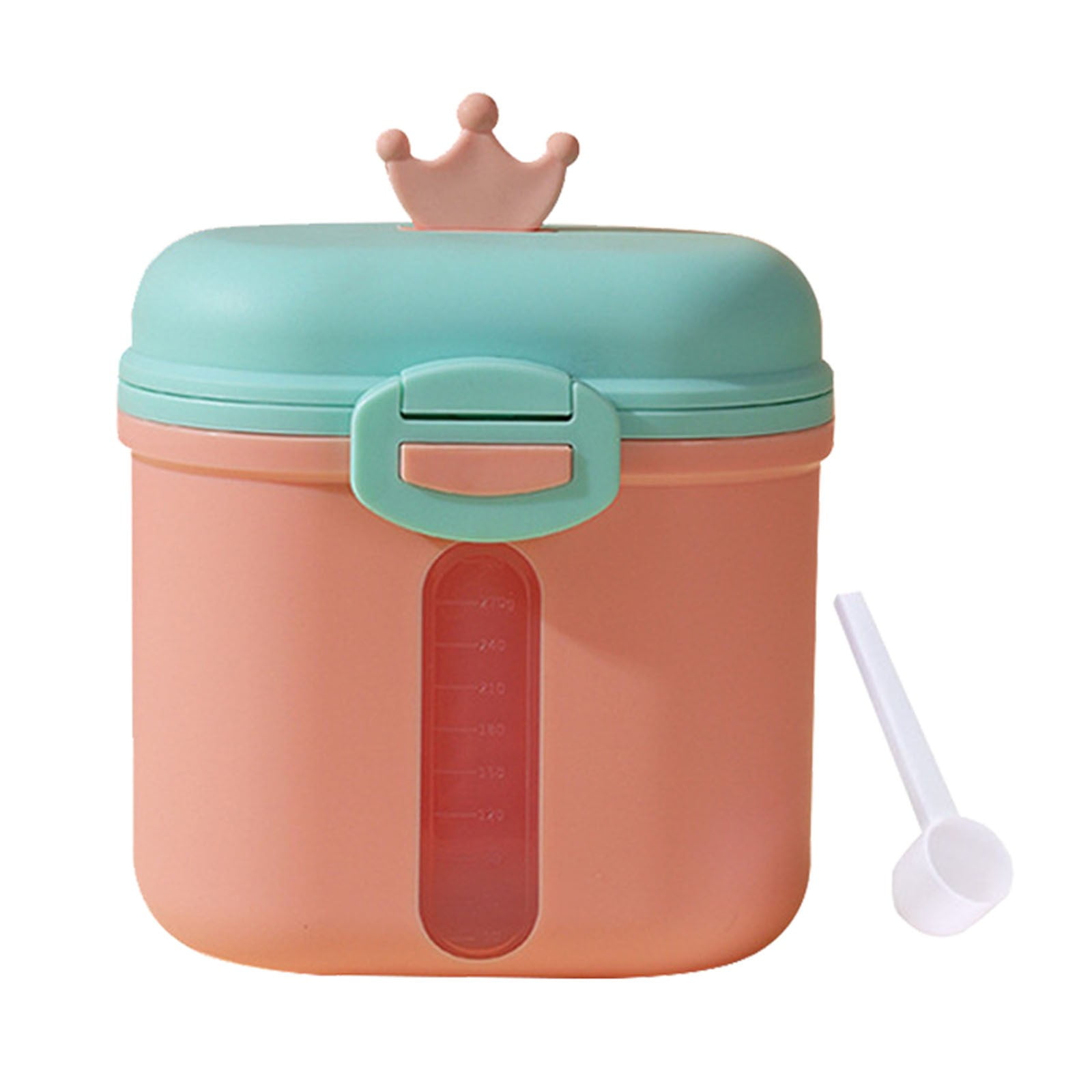 LKWLPD Baby Milk Dispenser Baby Formula Dispenser Formula Dispenser on the Go Portable Milk Powder Formula Dispenser with Scoop Formula Containers for Travel Hold 12.7Oz 360G Formula Clearance