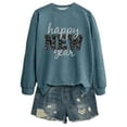 thumbnail image 3 of Arlun Happy New Year Sweatshirts for Women Funny Letter Printed Long Sleeve Casual Sweatshirt Soft Comfy Loose Fit Crewneck Party Holiday Pullover Tops 2026 Fashion Outfits Navy S, 3 of 3