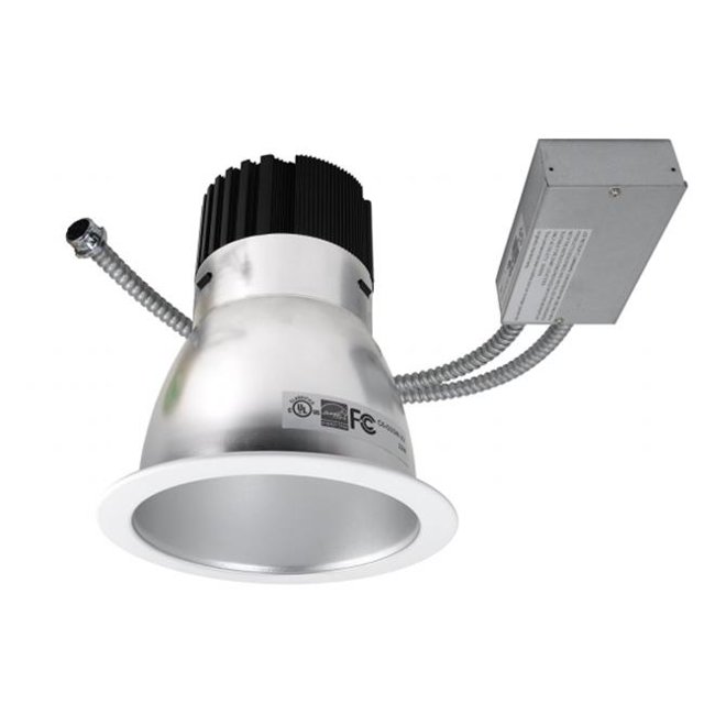 NICOR CDR6-27W-35K-SN Rétrofit de Downlight Commercial de 27 Watts avec un Pilote Haute Performance de 3500K