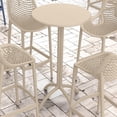 thumbnail image 2 of Siesta ISP161-DVR Table de Bar Ronde Pieuvre Dove Gris, 2 of 3