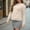 Khaki, variant on Women's mohair Crew neck Textured Stitch Sweater, Midweight, Sizes S-XL