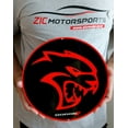 thumbnail image 4 of Dodge Hellcat Black and Red Steel Sign, 4 of 8
