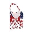 thumbnail image 6 of Hxshgdsn Independence Day Womens Tank Tops Side Cut Out Round Neck Tees Loose Fit Casual Tank Top for Summer Sports（Multicolor 1/S）, 6 of 8