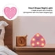 thumbnail image 3 of KAKOWELY Lámpara LED creativa con forma de corazón, luz nocturna, luz de escritorio, adorno para decoración del hogar, 3 of 5