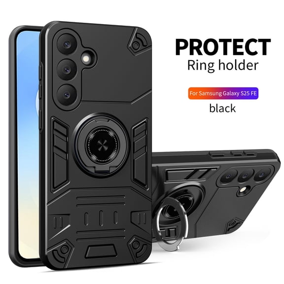 TYJKeJi Case with Kickstand Drop Resistant Shockproof Case For Samsung Galaxy S25 FE