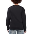 thumbnail image 2 of Women's G-III 4Her by Carl Banks Black Miami Marlins Team Logo Fleece Pullover Sweatshirt, 2 of 4