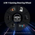 thumbnail image 6 of PXN V9 GEN2 PC Steering Wheel Universal Usb Car Sim 270/900 Degree Race Steering Wheel with 3-Pedals and Shifter Bundle for PC, Xbox One, Xbox Series X/S, PS4, PS3, 6 of 7