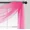 HOT PINK, variant on Gorgeous Home Linen Window Voile Sheer Scarf Valance Topper or Party Décor Solid Color Pink 37" Width X 216 " Length 1pc
