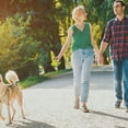 thumbnail image 3 of Retractable Dog Leash 5m with LED Flashlight for Small Medium Big Breed Dogs, Extendable Leash for Night Walks, 3 of 9