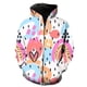 thumbnail image 1 of Sudadera con capucha y cremallera para hombre, diseño de grafiti de arte abstracto, divertida, de manga larga, con estampado 3D, estilo Harajuku, de gran tamaño, para primavera y otoño., 1 of 6