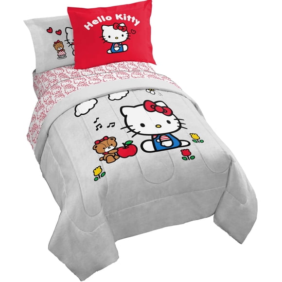 Juego de edredón Jay Franco Sanrio Hello Kitty, talla doble