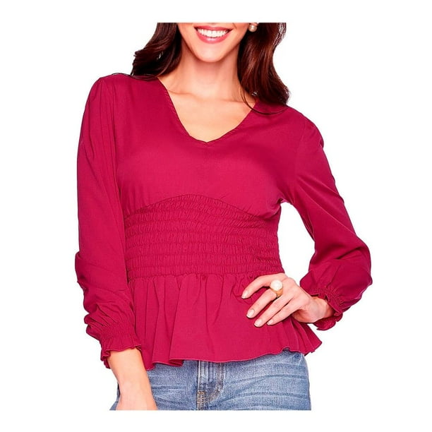 Blusa T.Plano Ilusión T G Rojo