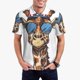 thumbnail image 1 of Fotbe American Giraffe Style Camiseta Polo de Golf para Hombre con Estampado – Camisa Deportiva Transpirable con Cuello Abotonado-XX-Large, 1 of 6