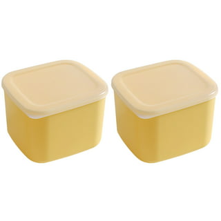 EJWQWQE Cheese Storage Container - Ham And Cheese Container,Sealed Square  Sandwich Meat Containers For Butter Keep With Cheese Holder Box