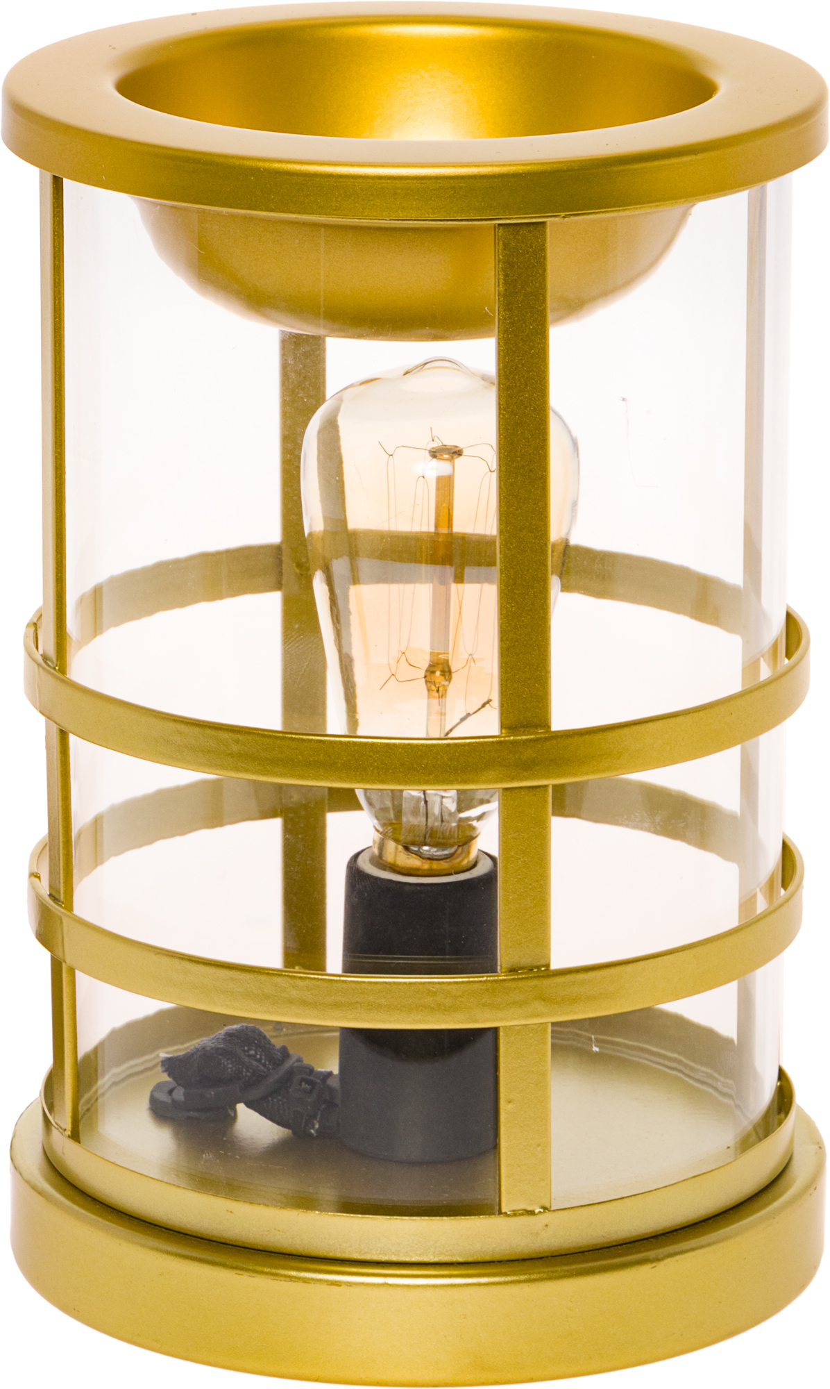 Mindful Design Wax Warmer with Vintage Style Bulb Room Freshener and