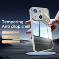 thumbnail image 4 of ELEHOLD for iPhone 14 Case,Camera Lens Protector Crystal Clear Non-Yellowing Shockproof Anti-Scratch Transparent Hard Back Slim Fit Case for iPhone 14,Gray, 4 of 6