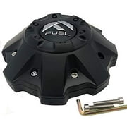 Fuel Wheels Flat Black Center Cap (Qty 1) # 1002-48B 5-6 Lug (1001-63 with Extension!)
