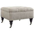 thumbnail image 1 of Serta at Home Abbot Square Tufted Storage Ottoman in Ivory Dream, 1 of 6