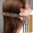 thumbnail image 2 of Cepillo redondo para secar el cabello con secador, tamaño pequeño de viaje, aumenta el volumen, ideal para peinar cabello corto y rizado., 2 of 5