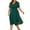 4# Dark Green, variant on LapaPlus 2-Piece Elegant Womens Plus Size Dress Set: Embroidered Shawl & Suspender Dress with Pockets, Elastic Waist & Adjustable Straps – Perfect for Daily,Wedding, Cocktail Party, Holiday
