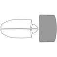 thumbnail image 2 of Rvinyl Car Window Tint Film Kit Rear Windshield 50% Fits Chevrolet Camaro 2010-2015 Coupe, 2 of 8