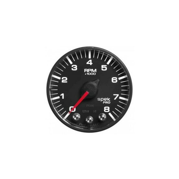 Autometer Spek-Pro 2-1/16 Tach w/ Shift Light & Peak Mem.