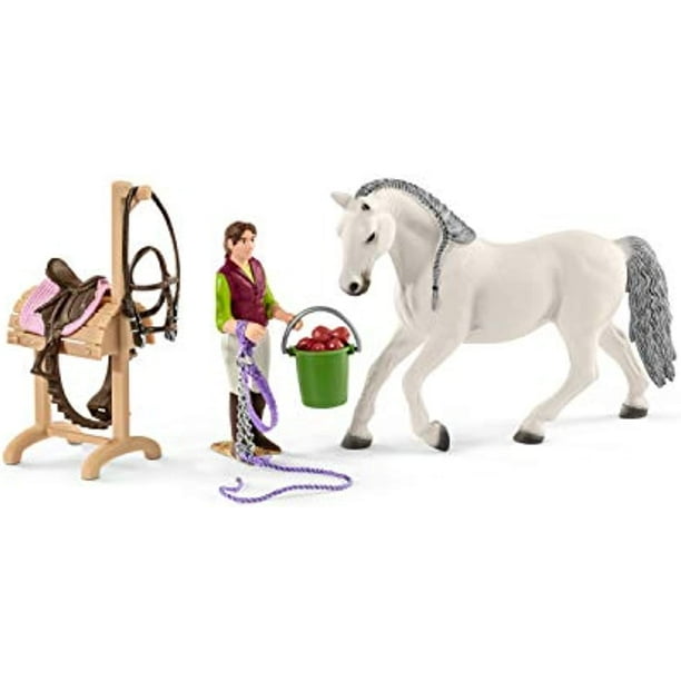 Schleich 42389 Horse Club Riding School With Riders And Horses Walmart