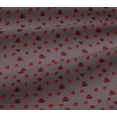 thumbnail image 5 of oneOone Viscose Jersey Dusty Brown Fabric Red Insect Sewing Craft Projects Fabric Prints By Yard 60 Inch Wide, 5 of 5