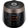 thumbnail image 1 of CUCKOO 6-Cup Pressure Rice Cooker, 13 Modes: White Rice, Brown Rice, GABA, Porridge, Mixed Grains & More, CR-P0609S, Black, 1 of 8
