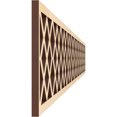 thumbnail image 3 of Ekena Millwork 46 1/4"W x 6"H x 3/8"T Hadley Fretwork Moulding, Birch, 3 of 13