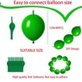 thumbnail image 3 of Globo ADIDO EVA de 12 pulgadas, rojo y verde, eslabón, 80 unidades, para fiestas, 3 of 7