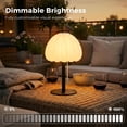 thumbnail image 6 of Cordless Shower Lamp, IP65 Waterproof Bathroom Lamp with 16 Color Changeable, Rechargeble Outdoor Table Lamp with Touch＆Remote Control Dimmable, LED Desk Night Light for Inside Shower, Bedroom, Patio, 6 of 7