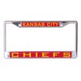 thumbnail image 1 of WinCraft Kansas City Chiefs Inlaid Metal License Plate Frame, 1 of 1