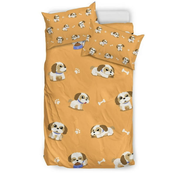 Juego de cama Shih Tzu sencillo