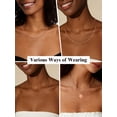 thumbnail image 3 of U7 Rose Gold Plated Layer Thin Chain Necklace for Women 1.4MM Dainty Chain for Pendant 20'' Chain Jewelry Gift for Girlfriend,Daughter,Wife, 3 of 7