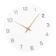 thumbnail image 4 of Reloj de pared decorativo, adorno para colgar en la pared, moderno y sencillo, de madera, 11,81 pulgadas Números arábigos, 4 of 9