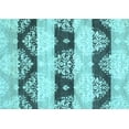 thumbnail image 1 of Ahgly Company Indoor Rectangle Abstract Light Blue Contemporary Area Rugs, 2' x 4', 1 of 4