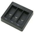 TELESIN 3 Ways Battery Charger with LED Light USB Battery Charging Box