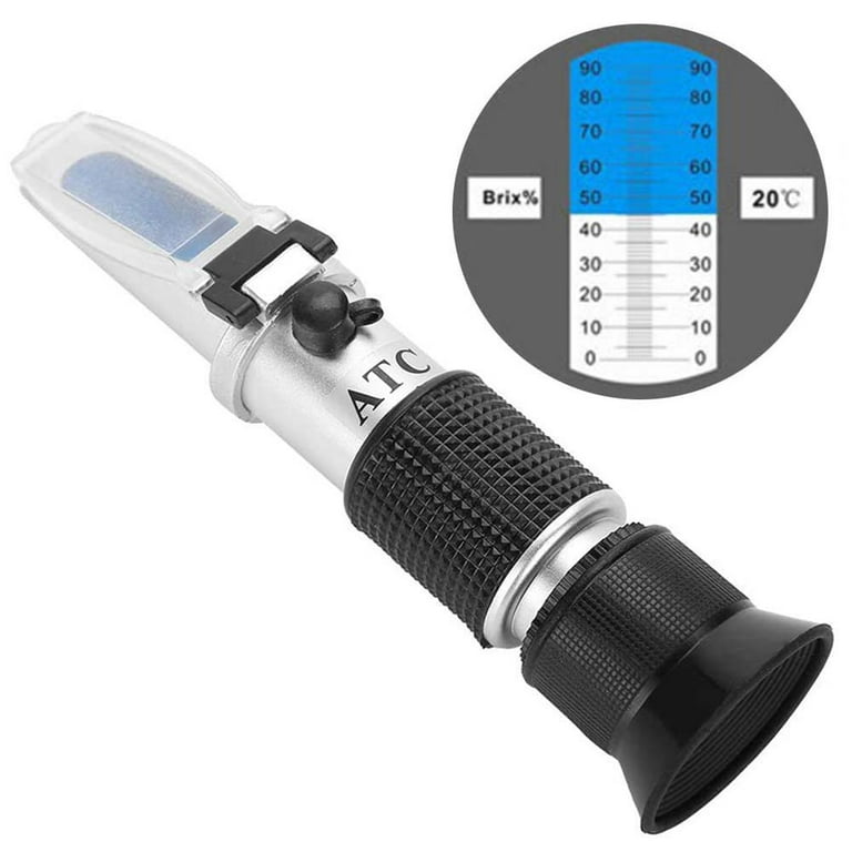 REVASRI Rechargeable Digital Brix Refractometer Meter for Liquid Sugar  Content with LCD 0-55% with Temperature - Cape Crystal Brands