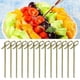 thumbnail image 2 of 100pcs/bag Cocktail Picks Disposable No Burr Bamboo Olive Dessert Toothpicks For Bar Q, 2 of 5