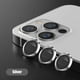 thumbnail image 1 of Anillo de Metal para lente, Protector de cristal para iPhone 11 12 13 Pro Max, protección de lente de cámara para iPhone 12Pro 13Pro 14 Pro Max, película para cámara Dengxun unisex, 1 of 2