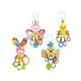 thumbnail image 3 of Cute Bunny Stroller And Car Seat Toys, With Teether, Hanging Rattle Toys, Clip On Toys, Soft Plush Toys For Boys And Girls Aged 3-12 Months, 3 of 5