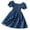 Navy, variant on Gubotare Toddler Dress Girl Dress Floral Short Sleeve Dresses with Pockets for Girls Size 4-5T (Yellow,4-5 Years)