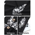 thumbnail image 5 of Merokeety Summer Rompers for Women Casual V Neck Shorts Overalls Loose Fit Onesie with Pockets, BlackWhite XL, 5 of 5