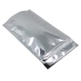 thumbnail image 4 of 100pc Bolsa con Cremallera Bolsa de Papel de Aluminio Bolsa Plana de Cierre Mylar Durable para Cereales, Nueces, Alimentos * 8.5x14cm shamjiam Bolsas de papel de aluminio, 4 of 8