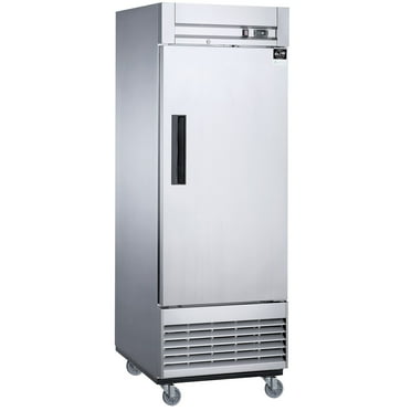 28 in. Commercial Single-Door Freezer, Solid Door Reach-In Freezer 18 Cu. Ft.