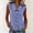 Navy, variant on Womens Brown Gingham Sleeveless Peter Pan Collar Button Front Blouse Casual Top,Size L