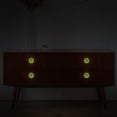 thumbnail image 6 of Sunflower Fluorescent Drawer Pulls with Screws: Round 4-Pack, Glow-in-the-Dark Knobs, Suitable for Cabinets, Wardrobes, Dressers - Furniture Decor with Dresser Knobs, Cabinet Pulls, 6 of 6